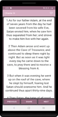 Adam and eve  The second book android App screenshot 1